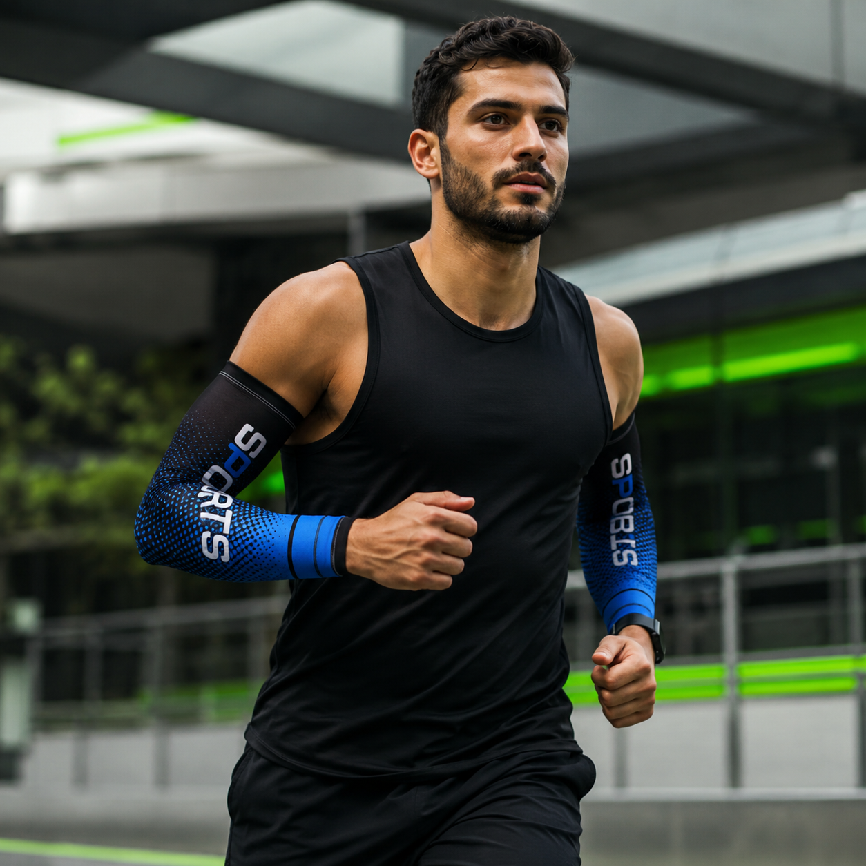 Mangas de Compressão Ozlo UV para Corrida, Bike e Pesca