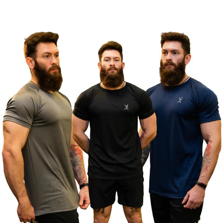 Kit 3 Camisetas Dry Fit Ozlo® – Leveza e Anti Odor