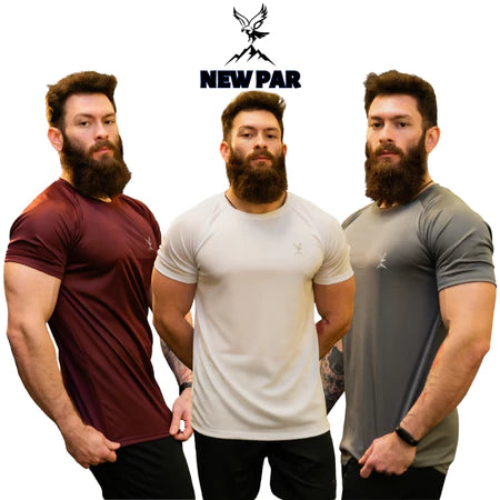 Kit 3 Camisetas Dry Fit Ozlo® – Leveza e Anti Odor
