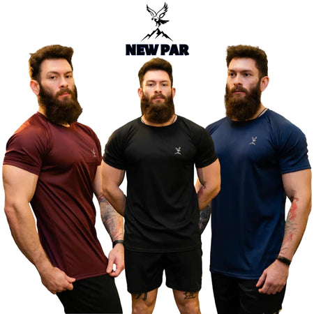 Kit 3 Camisetas Dry Fit Ozlo® – Leveza e Anti Odor