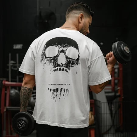 Camiseta Oversized Caveira Ozlo® – Conforto e Estilo