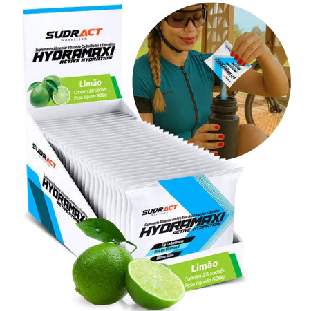 Isotônico Hydramaxi Ozlo 25 Sachês com Eletrólitos e Vitamina C