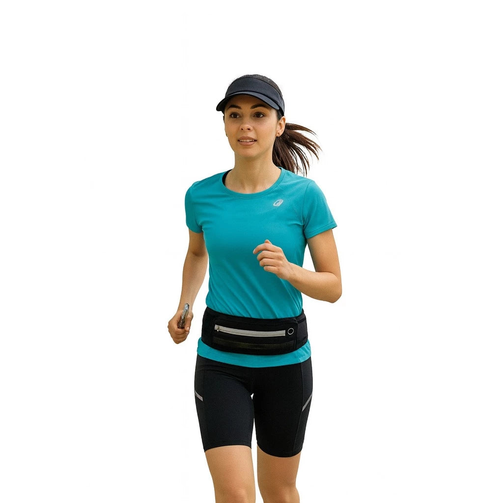 Kit Viseira e Pochete Esportiva Ozlo Feminina para Corrida