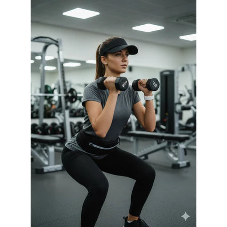 Kit Viseira e Pochete Esportiva Ozlo Feminina para Corrida