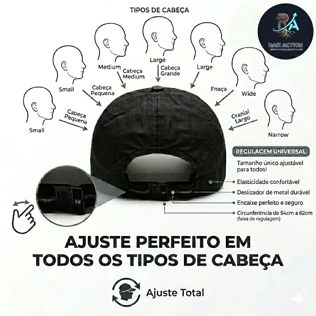 Boné Esportivo Ozlo Secagem Rápida UV para Corrida