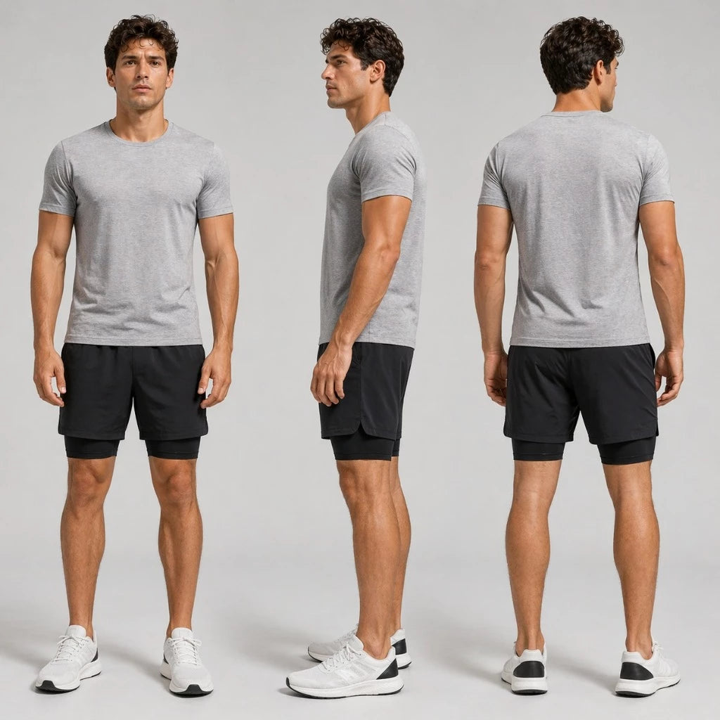 Kit 2 Shorts 2 em 1 Ozlo® – Suporte e Mobilidade