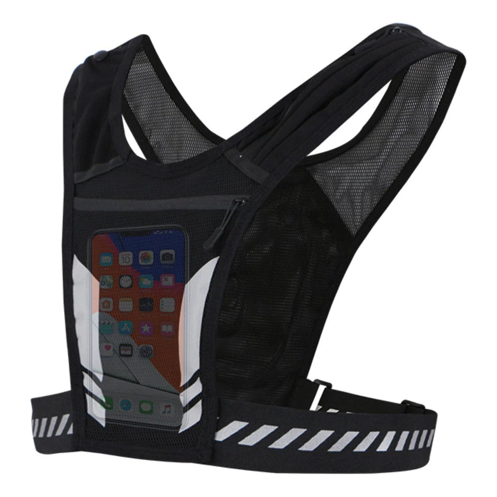 Colete Refletivo Ozlo para Corrida e Ciclismo com Porta Celular