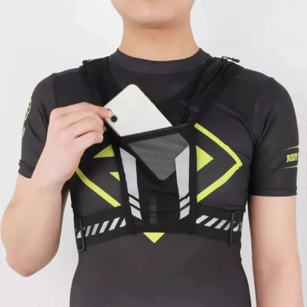Colete Refletivo Ozlo para Corrida e Ciclismo com Porta Celular