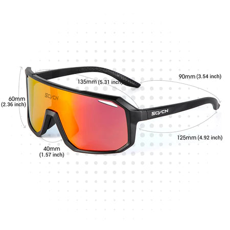 Óculos Esportivo Ozlo UV400 para Corrida e Ciclismo