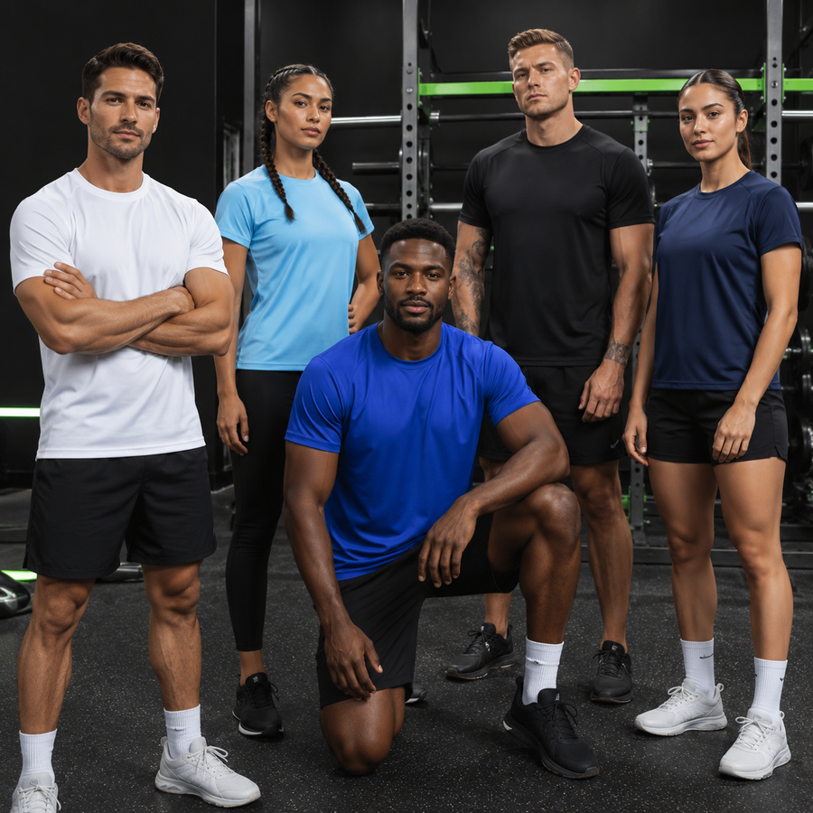 Kit 5 Camisetas Dri Fit Ozlo® – Leveza e Secagem Rápida