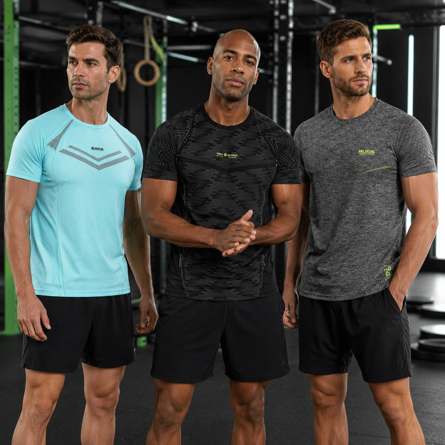 Kit 3 Camisetas Dry Fit Ozlo® – Proteção e Estilo