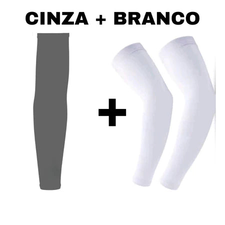 Kit 2 Pares Manguito UV Ozlo Proteção Solar FPS 50+