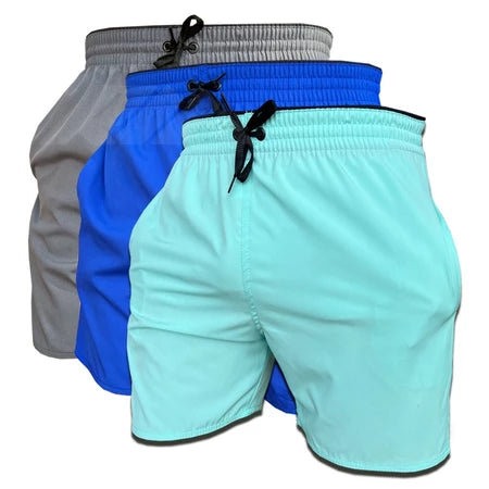 Kit 3 Shorts Dry Fit Ozlo® – Elasticidade e Secagem Rápida