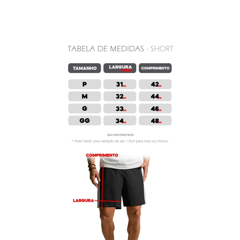 Kit 2 Shorts DryFit Ozlo® – Conforto e Performance