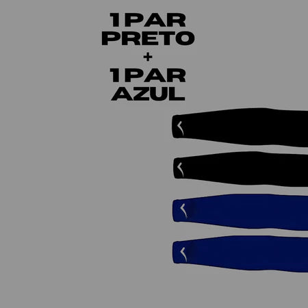 Kit 2 Manguitos UV Ozlo® – Proteção Solar e Conforto
