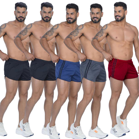 Kit 5 Shorts Dry Fit Ozlo® – Conforto e Rotina Completa