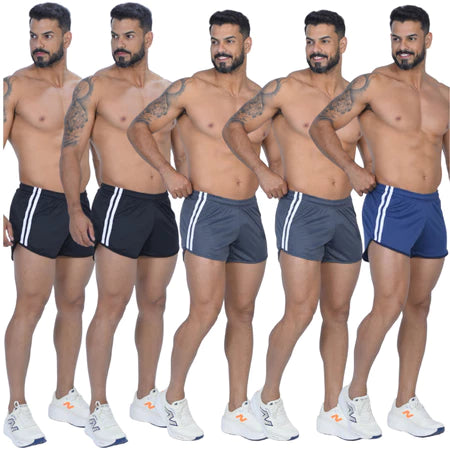 Kit 5 Shorts Dry Fit Ozlo® – Conforto e Rotina Completa