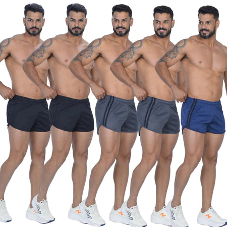 Kit 5 Shorts Dry Fit Ozlo® – Conforto e Rotina Completa