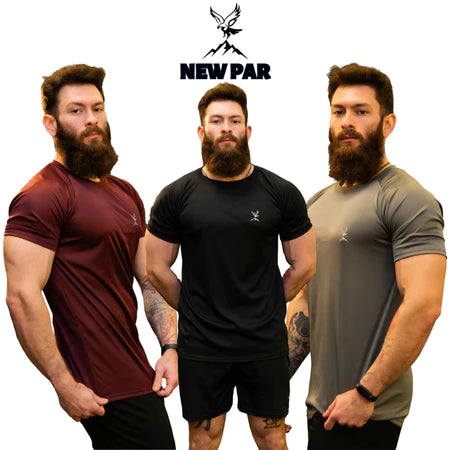 Kit 3 Camisetas Dry Fit Ozlo® – Leveza e Anti Odor