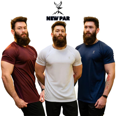 Kit 3 Camisetas Dry Fit Ozlo® – Leveza e Anti Odor