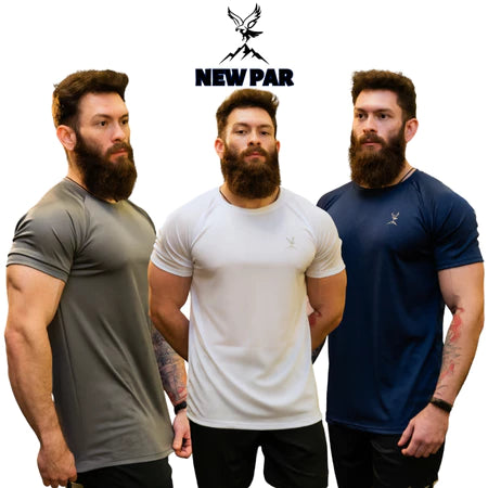 Kit 3 Camisetas Dry Fit Ozlo® – Leveza e Anti Odor