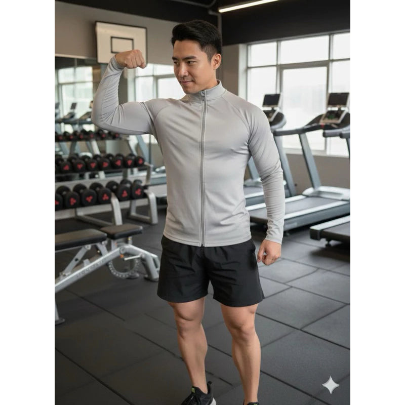 Camisa UV com Zíper Ozlo® – Proteção e Leveza