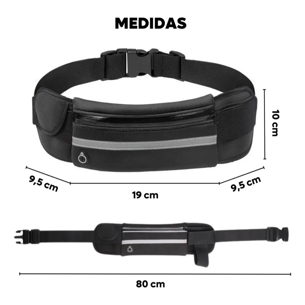Kit Viseira e Pochete Esportiva Ozlo Feminina para Corrida