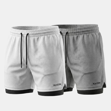 Kit 2 Shorts 2 em 1 Ozlo® – Performance e Praticidade