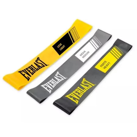 Kit 3 Mini Bands Everlast Ozlo Leve Média e Forte