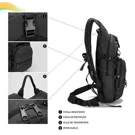 Mochila de Hidratação Ozlo 3L para Corrida, Bike e Trilhas