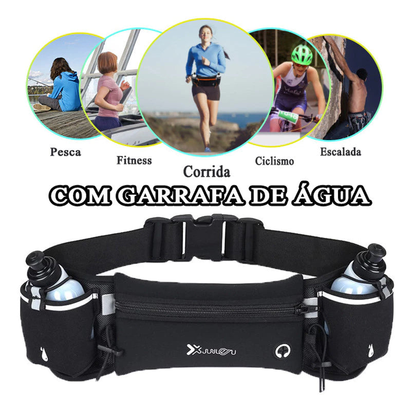 Cinto de Hidratação Ozlo para Corrida com 2 Garrafas